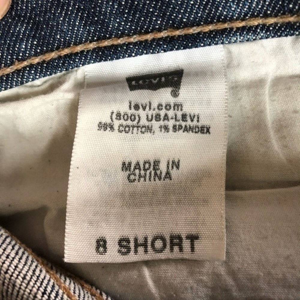 Levi's 512 Bootcut Denim Jeans Size W8 X L28.5 - Picture 8 of 9